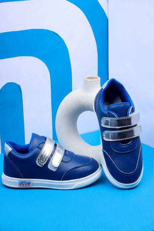 Tiny Bugs Unisex Double Strap Sneakers - Blue - Distacart