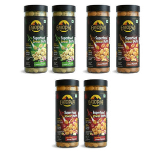Eatopia Superfoods Jowar Puffs - Assorted - Distacart