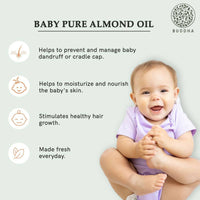 Thumbnail for Buddha Natural Baby Almond Oil Extra Virgin Wood Pressed - Distacart