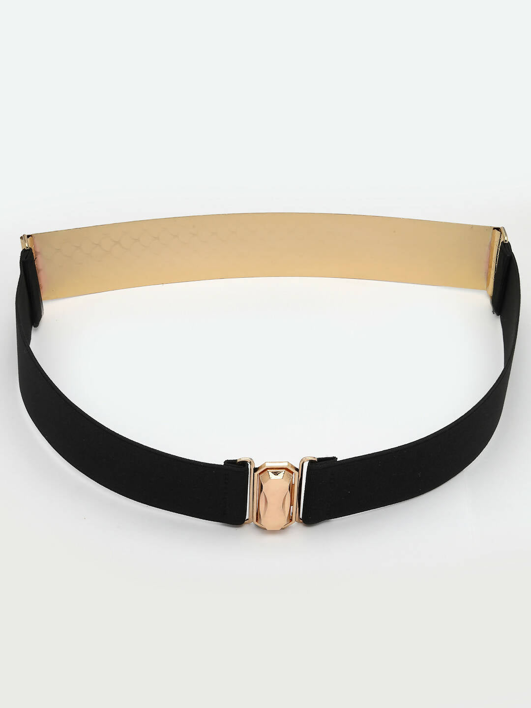NVR Women Circular Gold Plated Adjustable Broad Belt - Distacart