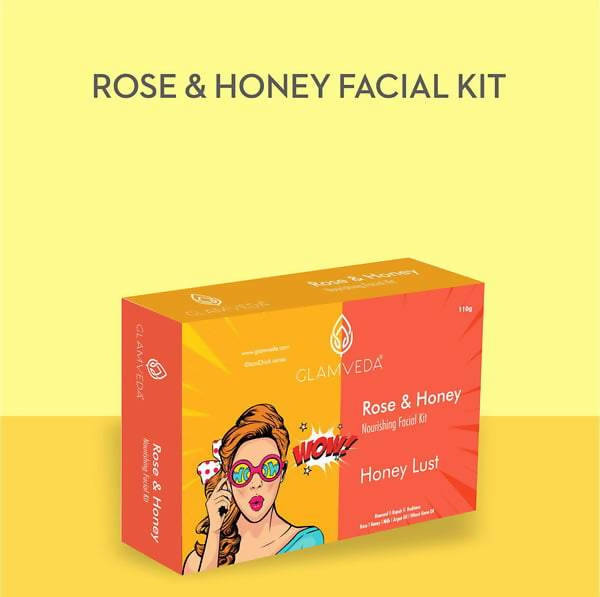 Glamveda Rose & Honey Nourishing Facial Kit