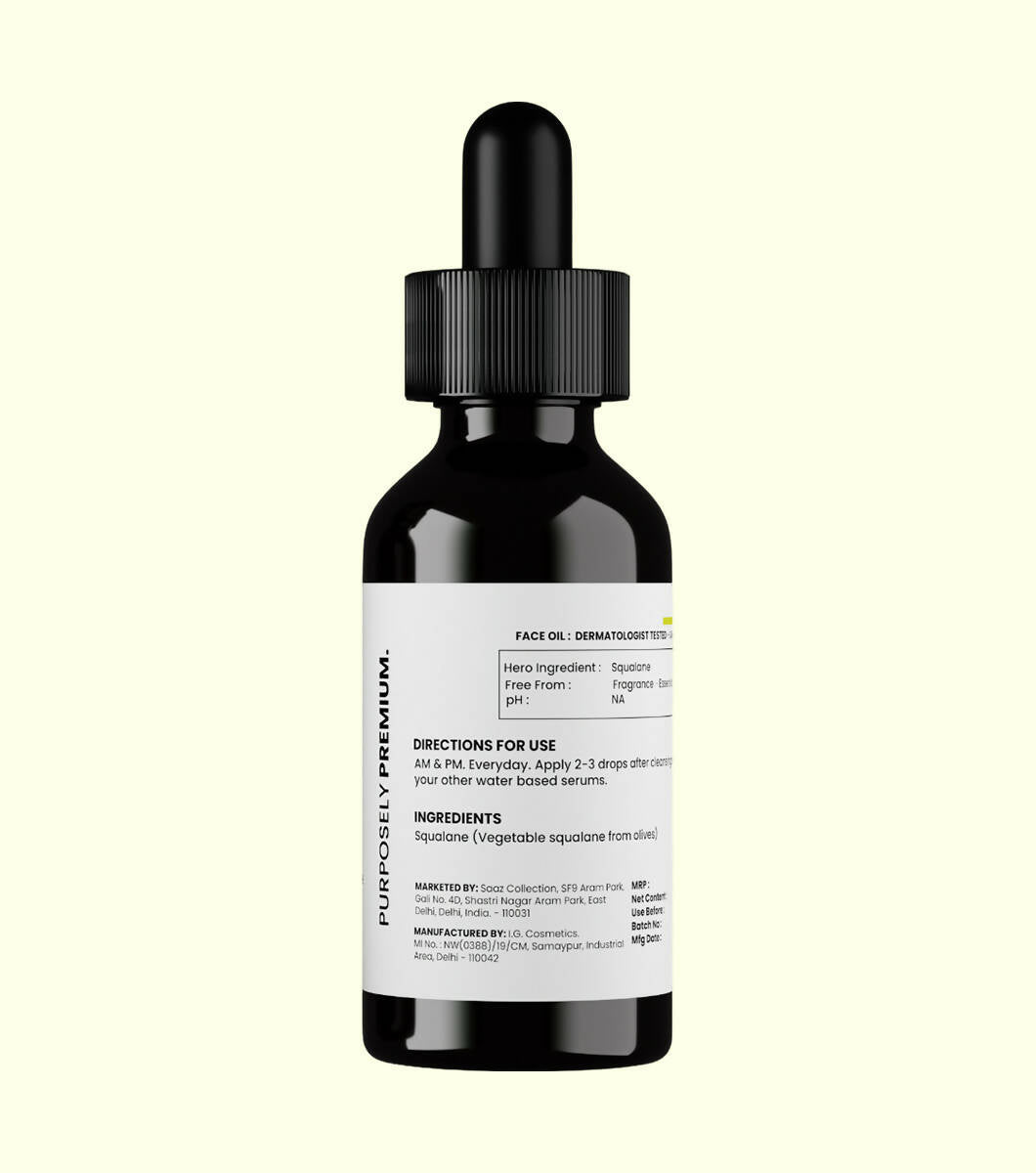 Vandyke Squalane 100% Face Oil - Distacart