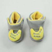 Thumbnail for Tiny Bugs For Boys & Girls Baby Winter Booties - Grey - Distacart