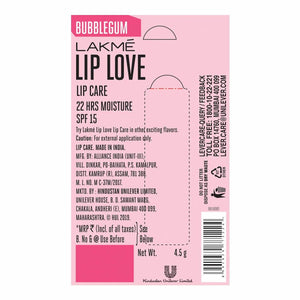 Lakme Lip Love Gelato Chapstick - Bubblegum 4.5g