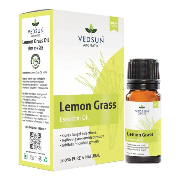 Vedsun Naturals Lemon Grass Essential Oil - Distacart