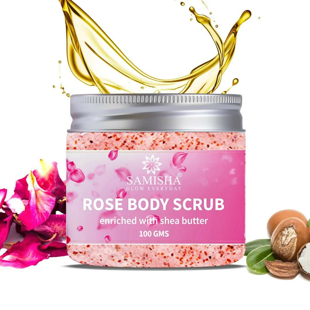 Samisha Rose Body Scrub With Shea Butter - Distacart