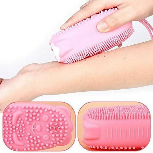 Favon Silicon Bubble Bath SPA Super Soft Body Scrubing Brush - Distacart