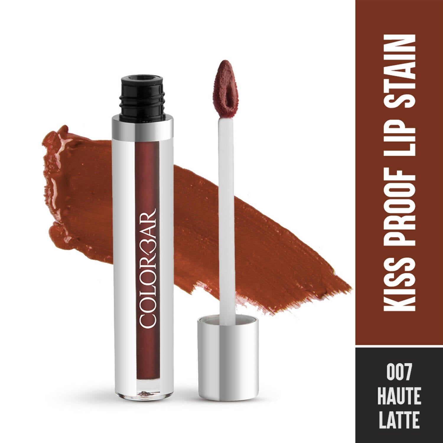 Colorbar Kiss Proof Lip Stain Haute Latte - Distacart