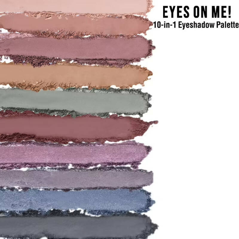 Nykaa Eyes On Me 10-in-1 Eyeshadow Palette - Tinsel Twilight - Distacart