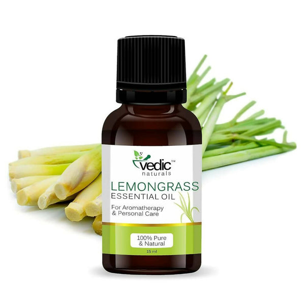 Vedic Naturals Lemongrass Essential Oil - Distacart