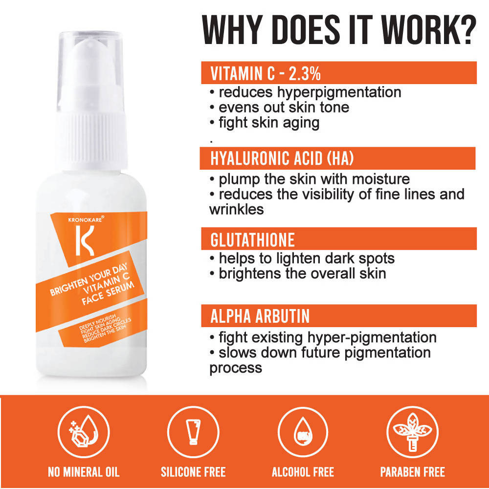 Kronokare Brighten Your Day Vitamin C Face Serum