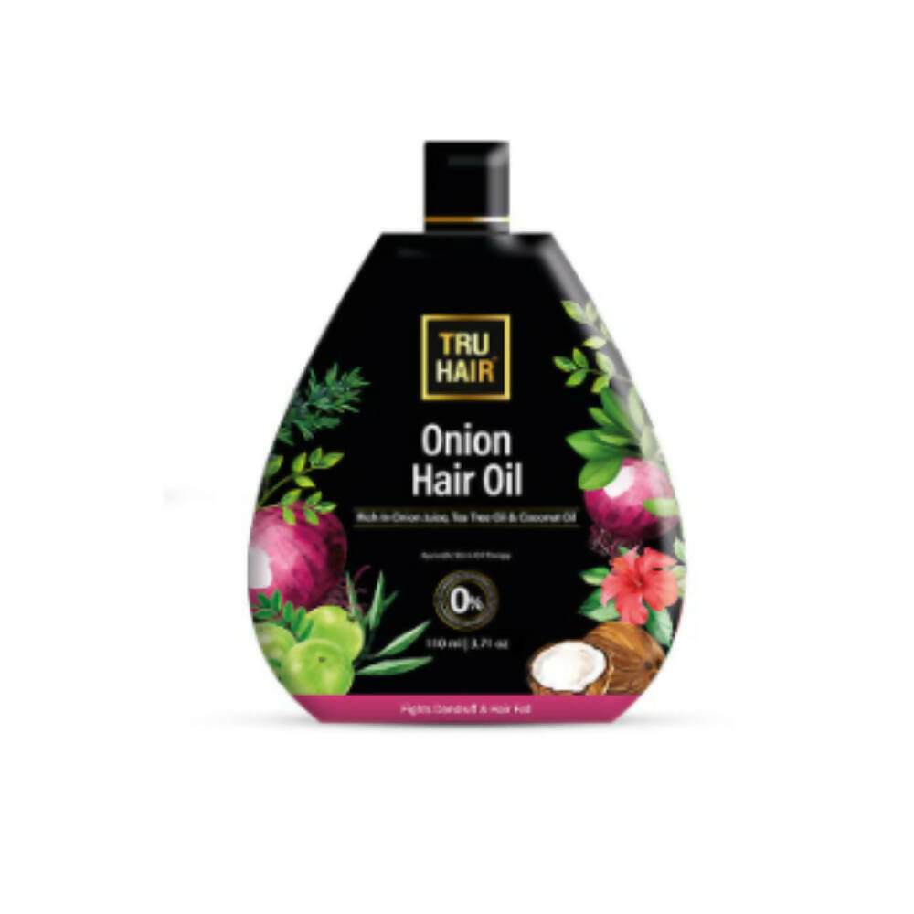 Tru Hair & Skin Onion Hair Oil - Distacart