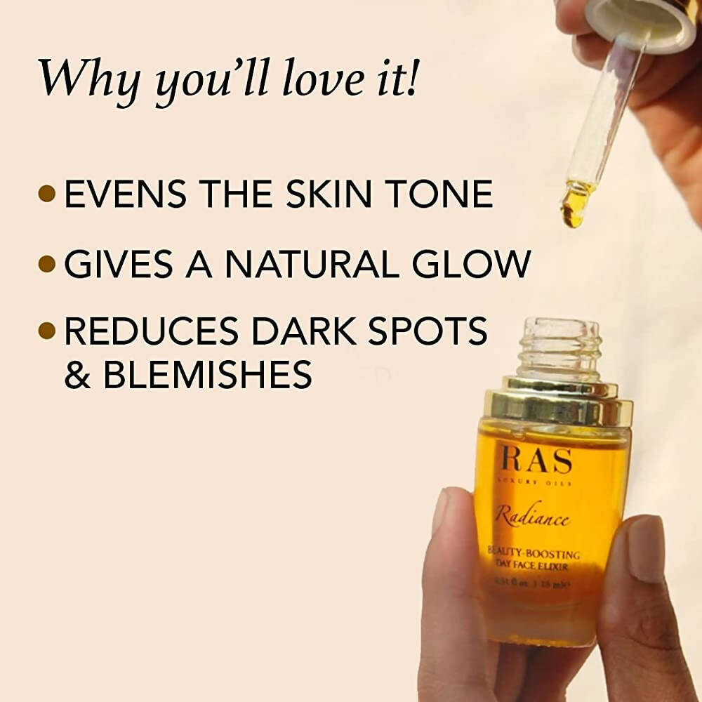 Ras Luxury Oils Radiance Beauty-Boosting Day Face Elixir - Distacart