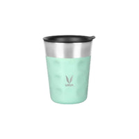 Thumbnail for Vaya Popcup Insulated Coffee Mug Tumbler With Lid - 250 ml (Cool Cyan) - Distacart