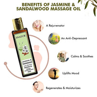 Thumbnail for Inatur Jasmine & Sandalwood Calming Massage Oil
