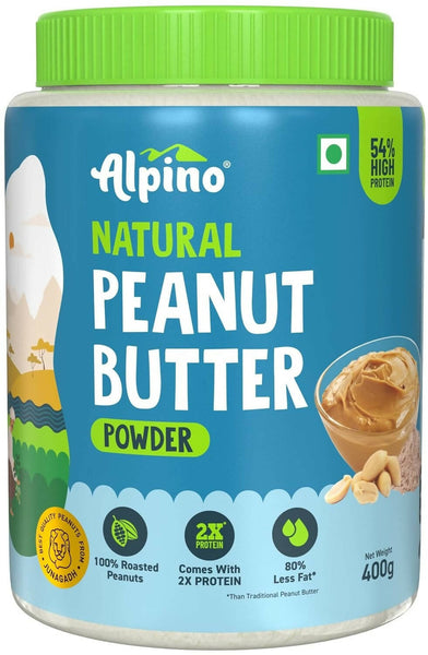 Alpino Natural Peanut Butter Powder Unsweetened - Distacart
