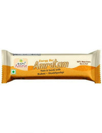 Thumbnail for Baps Amrut Energy Bar Amrutam (Nuts & Seeds With Brahmi • Shankhpushpi) - Distacart