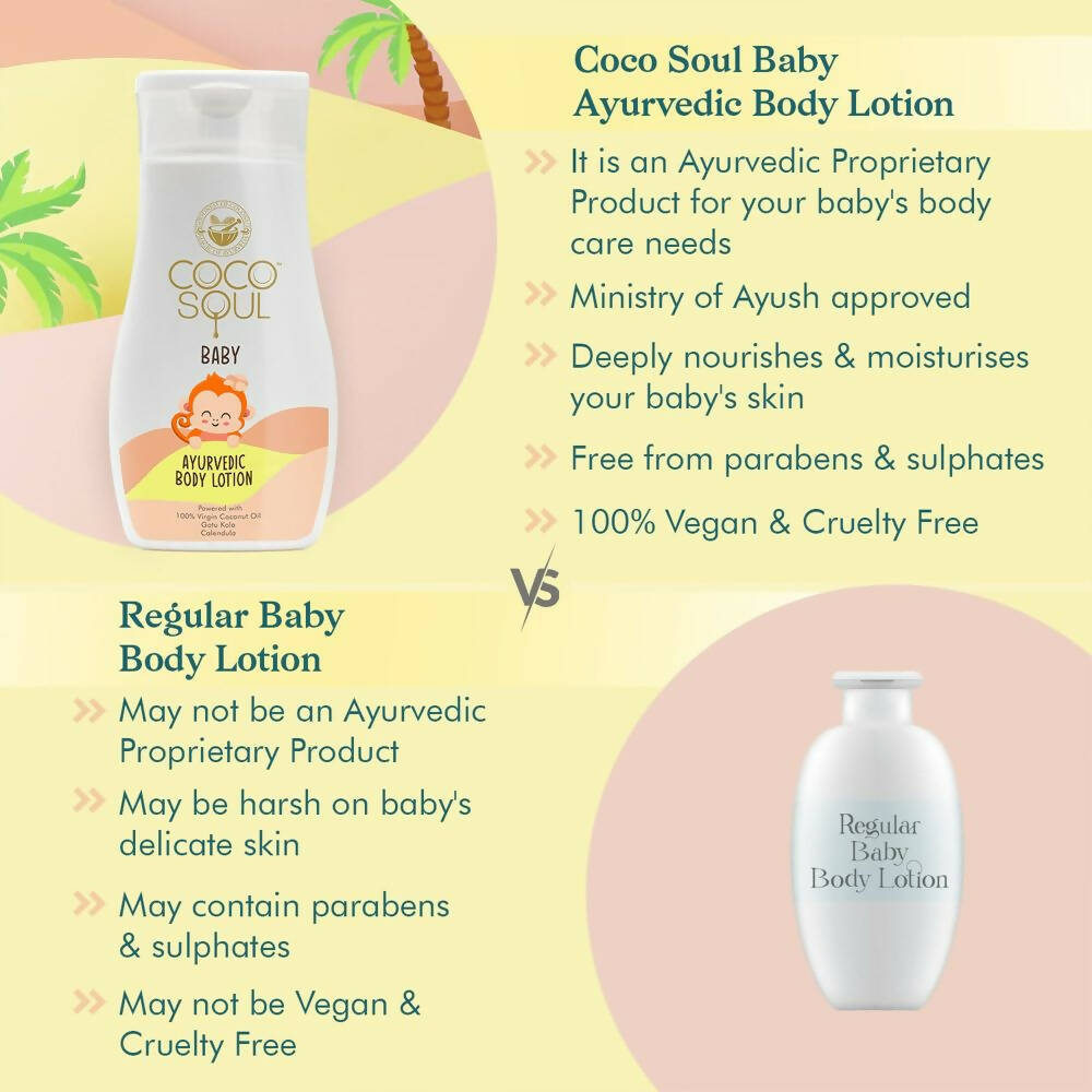 Coco Soul Baby Ayurvedic Body Lotion - Distacart