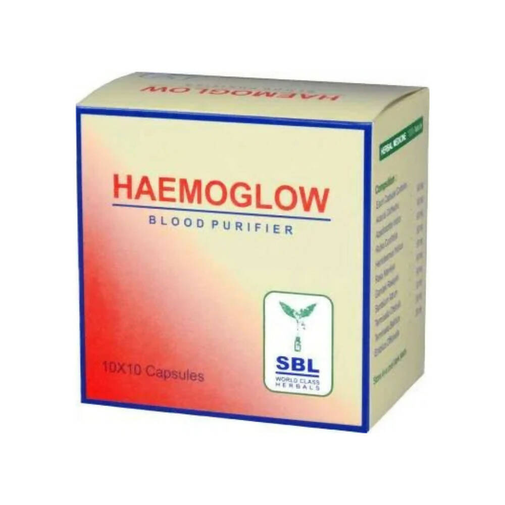 SBL Homeopathy Haemoglow Blood Purifier Capsules - Distacart