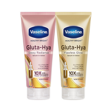 Vaseline Gluta Hya Serum-in-Lotion - Dewy Radiance & Flawless Glow Combo - Distacart