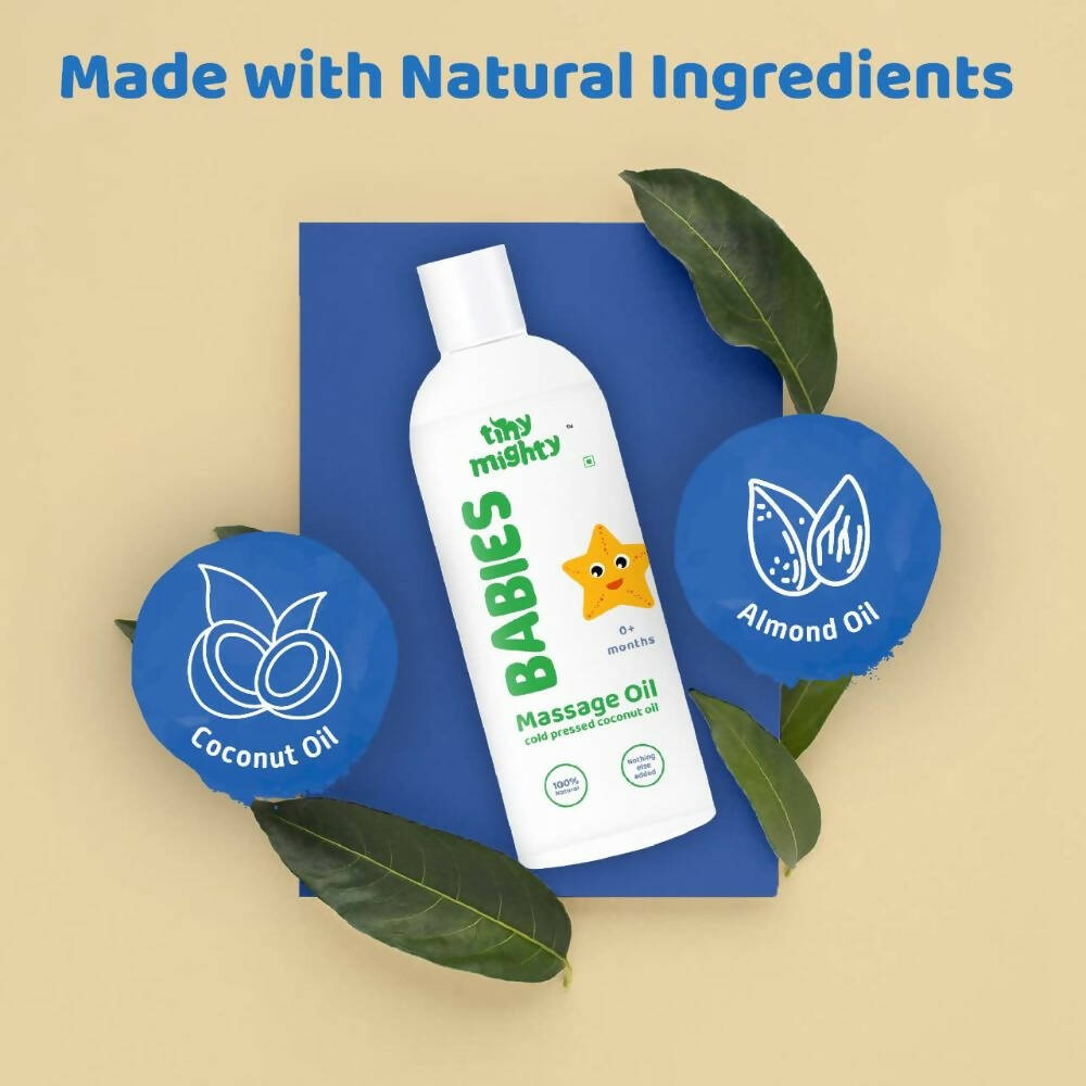 Tiny Mighty Baby Shampoo And Massage Oil Combo - Distacart