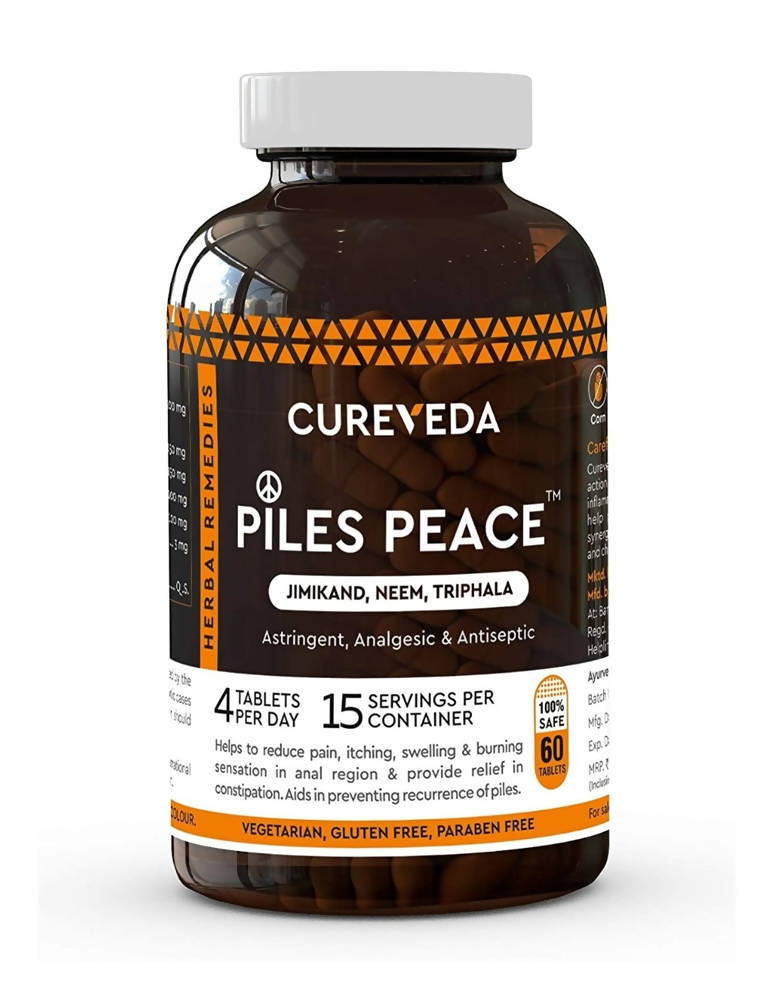 Cureveda Piles Peace Tablets - Distacart