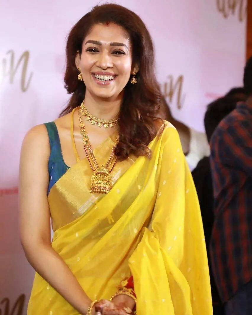 DEIANA'S Beautiful Golden Jari with New Design Soft Lichi Silk Saree - Yellow - Distacart