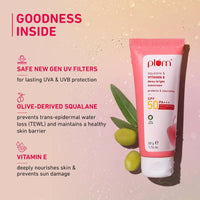 Thumbnail for Plum Squalane & Vitamin E SPF 50 PA+++ Dewy-Bright Sunscreen - Distacart