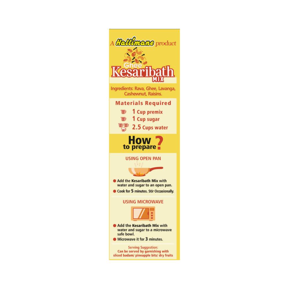 Hallimane Ghee Kesaribath Mix - Distacart