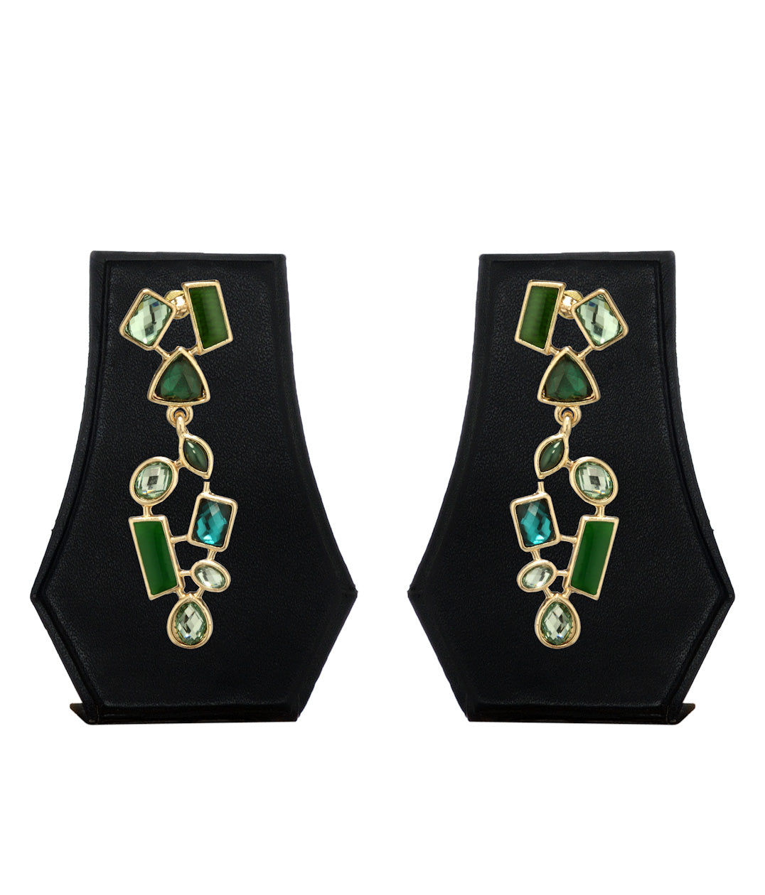 Gold-Plated Alloy Diva Look Stylish Contemporary Earrings - The Pari - Distacart