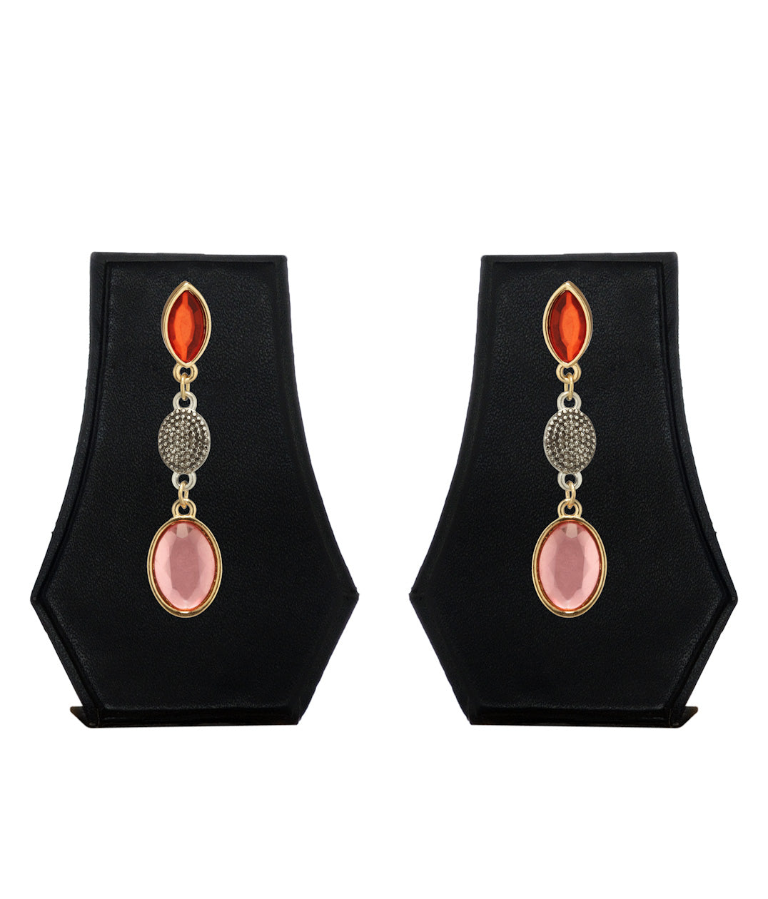 Gold-Plated Alloy Diva Look Stylish Contemporary Earrings - The Pari - Distacart