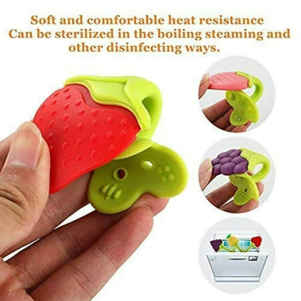 BabyGo Silicone BPA Free Natural Organic Nipple Teethers With Storage Box - Distacart