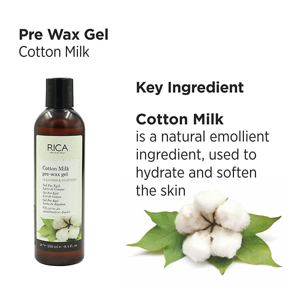 Rica Cotton Milk Pre-Wax Gel - Distacart