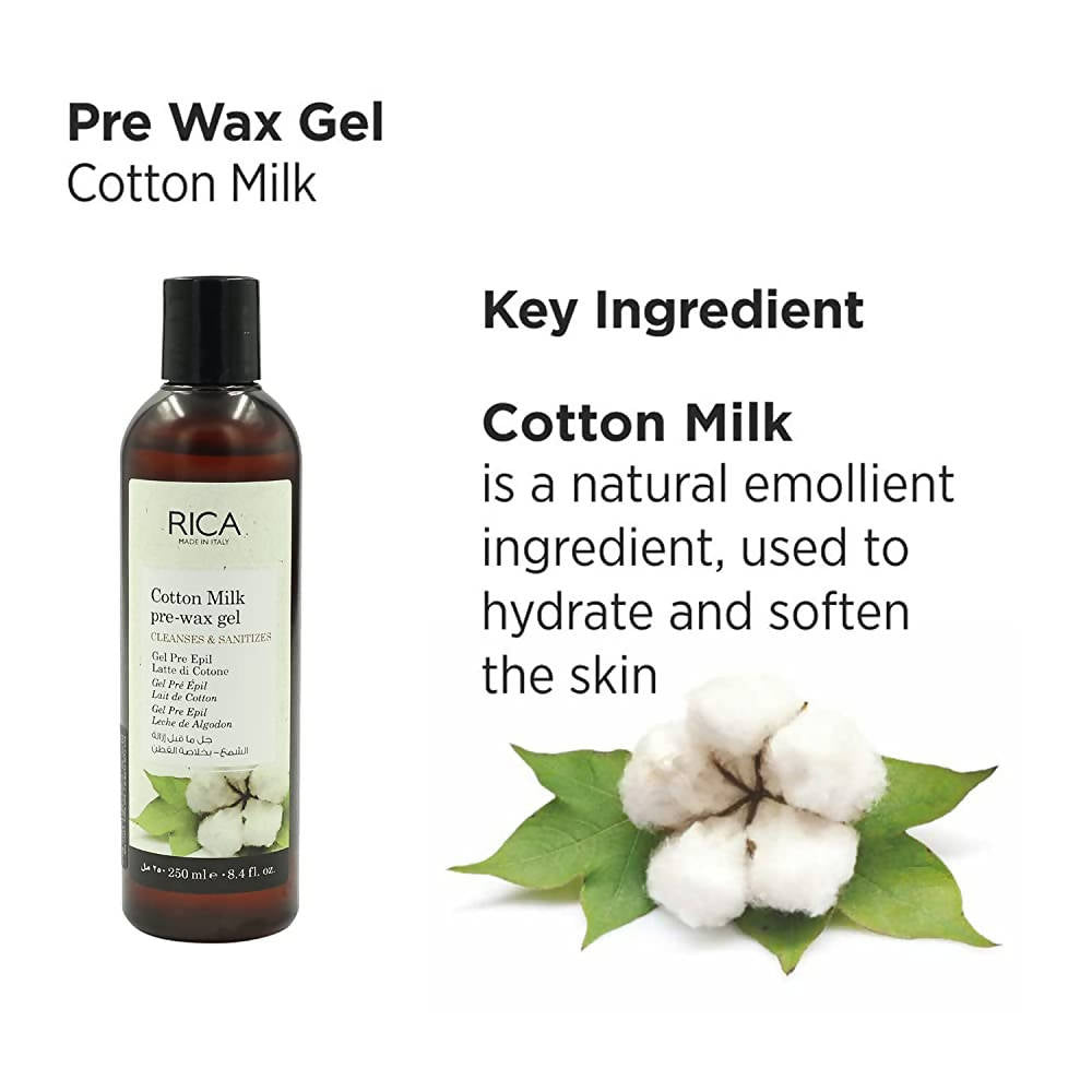 Rica Cotton Milk Pre-Wax Gel - Distacart