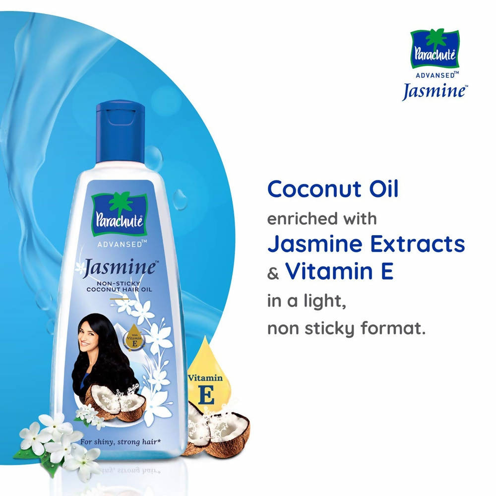 Parachute Advansed Jasmine Non-Sticky Coconut Hair Oil - Distacart