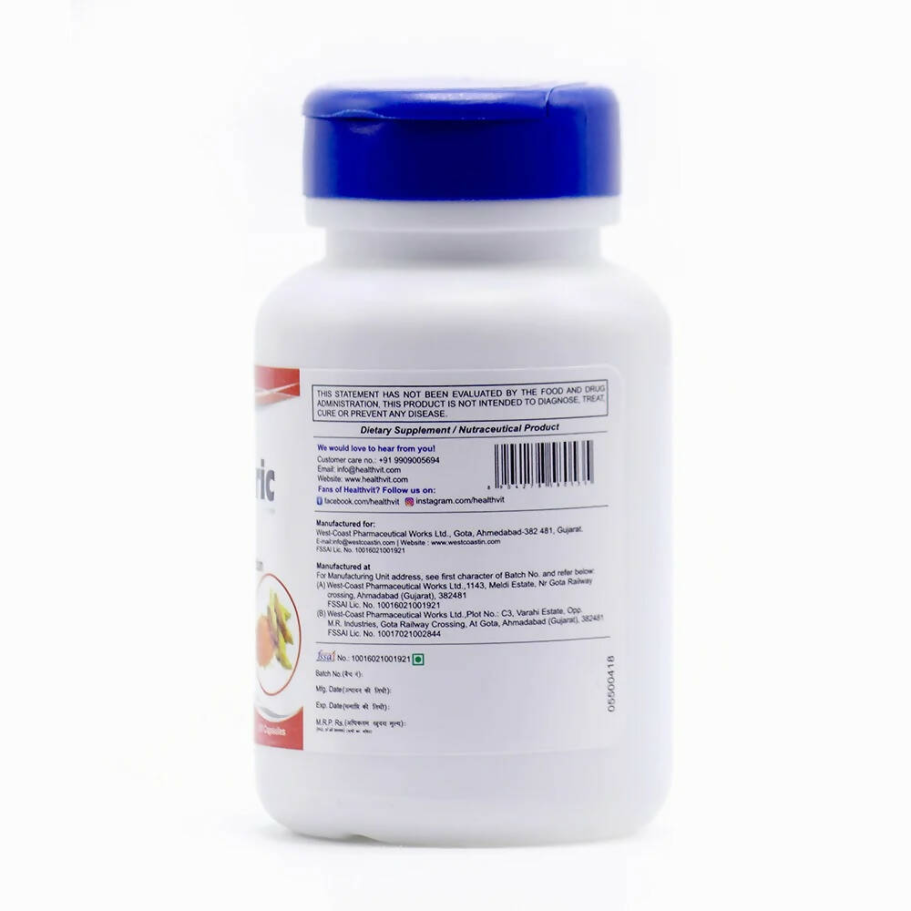 Healthvit Turmeric Capsules - Distacart