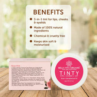 Thumbnail for Bella Vita Organic Rose Pink 3 in 1 Tinty Blush