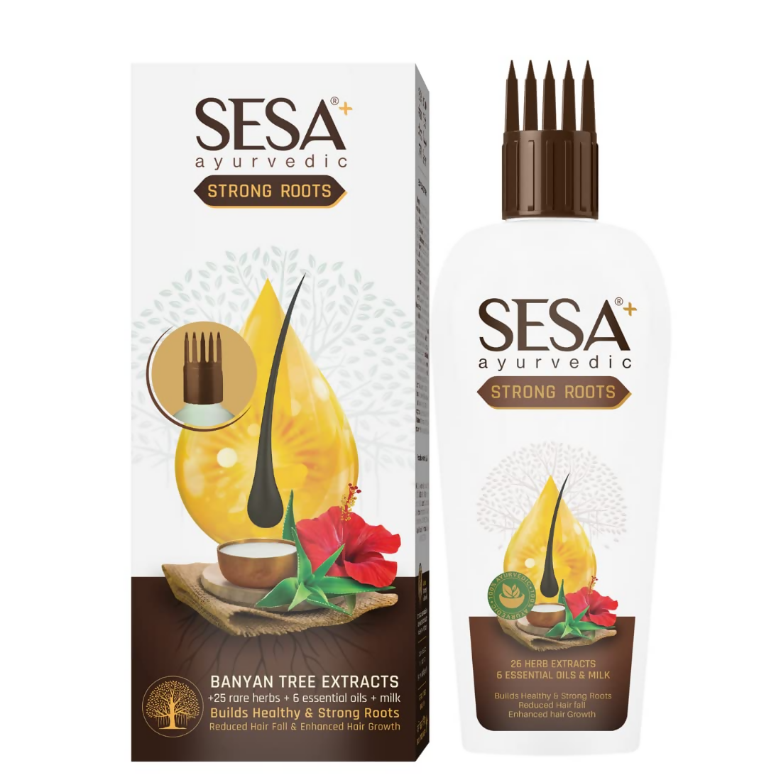 Sesa Ayurvedic Strong Roots Hair Oil - Distacart