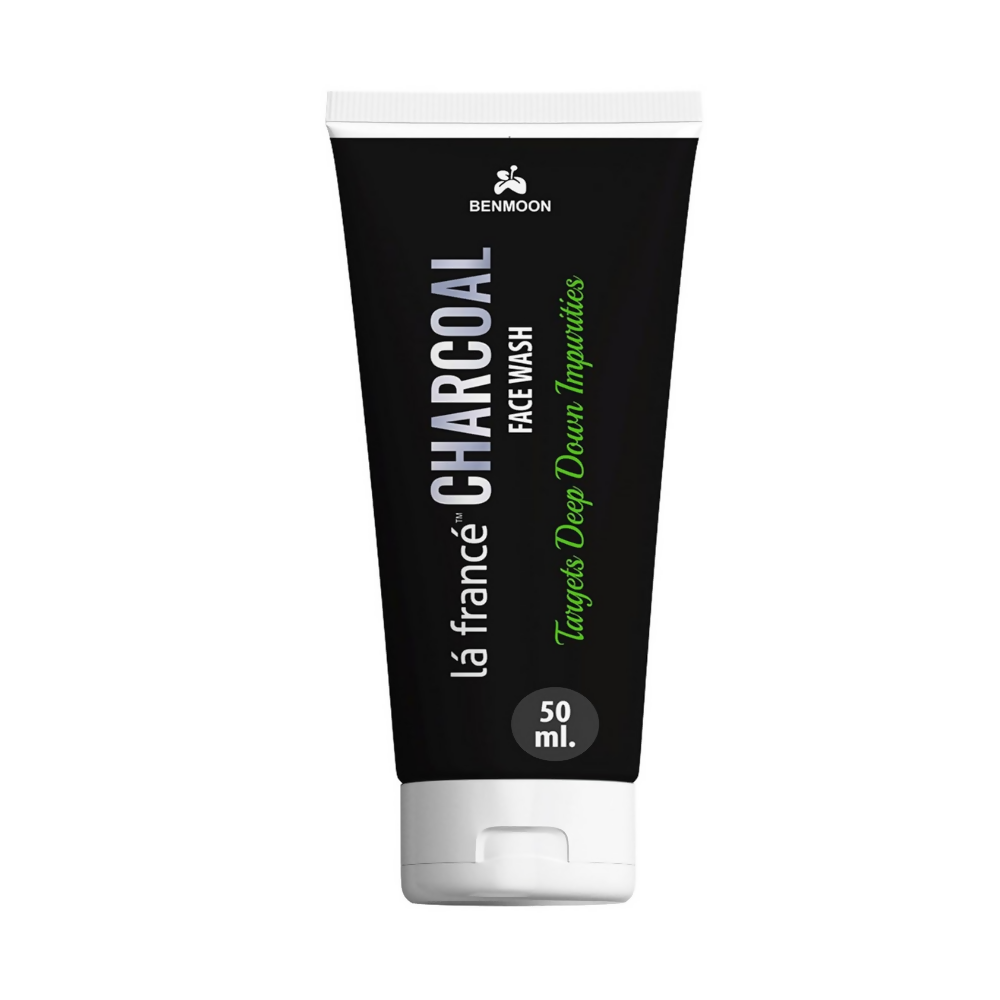 Benmoon Ayurveda La France Charcoal Face Wash - Distacart