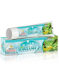 Thumbnail for Baps Amrut Herbal Toothpaste Mint Flavour