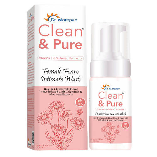 Dr. Morepen Clean &amp; Pure Intimate Female Foam Wash - Distacart
