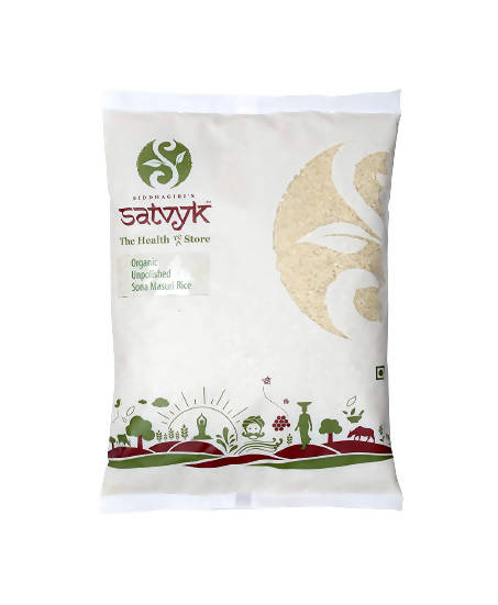Siddhagiri's Satvyk Organic Unpolished Sona-Masuri Rice