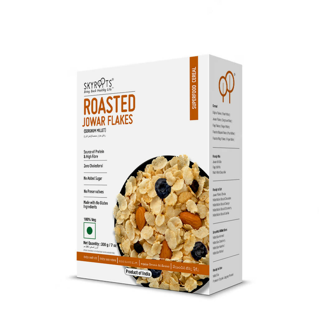Skyroots Roasted Jowar Flakes - Distacart