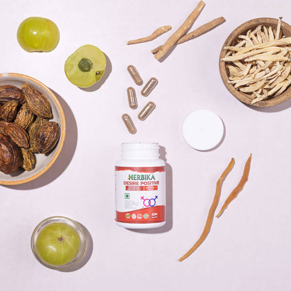 Herbika Desire Positive Capsules - Distacart