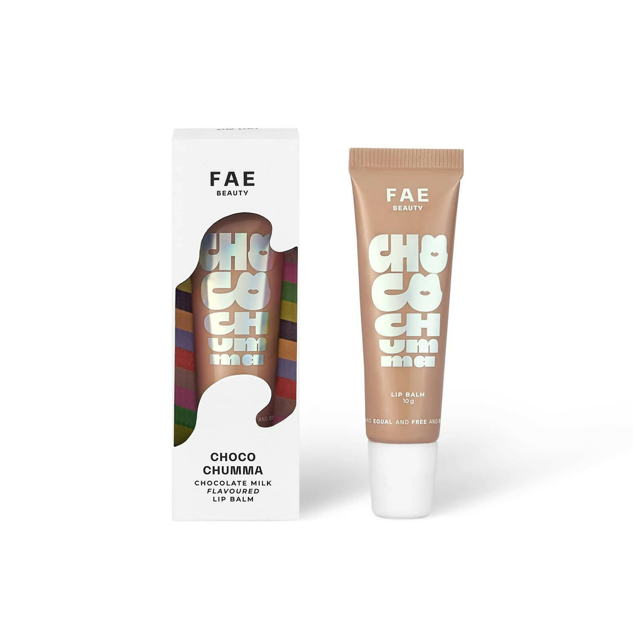 FAE Beauty Choco Chumma Chocolate Milk Lip Balm SPF 20+ - Sheer Brown - Distacart