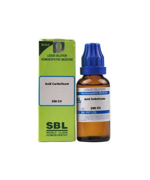 SBL Homeopathy Acid Carbolicum Dilution - Distacart