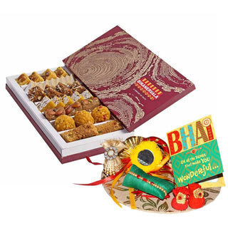 Bikanervala Mix Sweets Rakhi Gift - Distacart