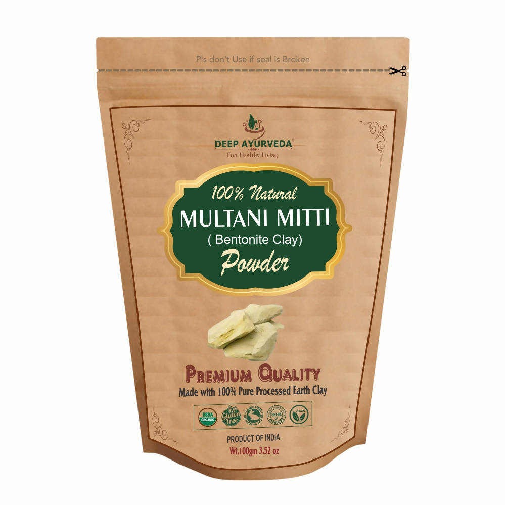 Deep Ayurveda Natural Multani Mitti - Distacart