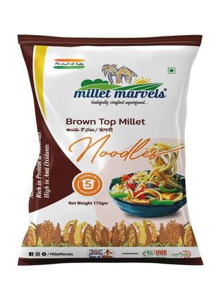 Millet Marvels Brown Top Millet Noodles - Distacart
