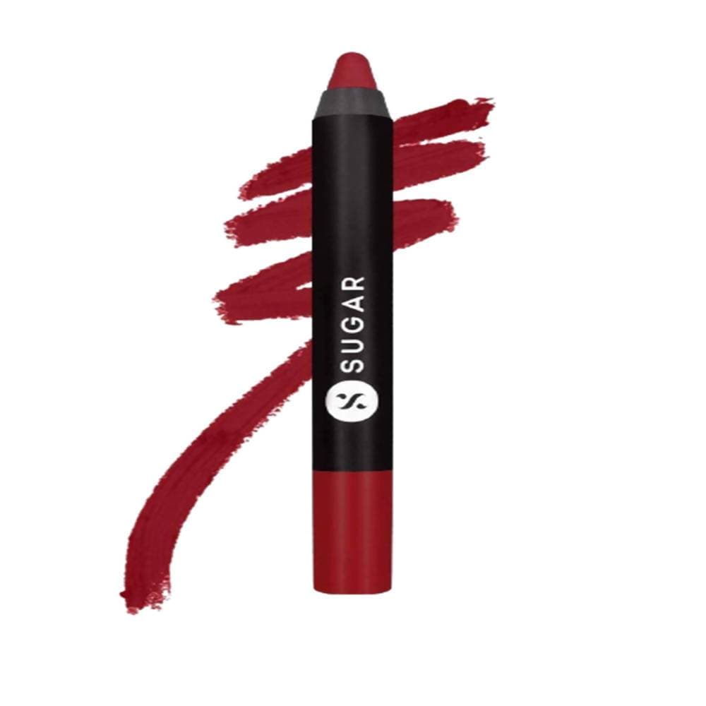 Sugar Matte As Hell Crayon Lipstick - Cherry Darling (Cherry Red) - Distacart